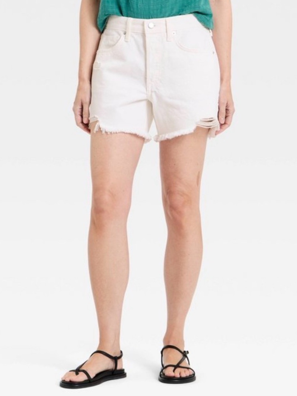 UNIVERSAL THREAD 90s Baggy Shorts White 6
